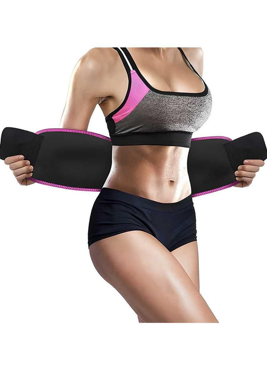 Adjustable Waist Trimmer Belt – Sweat & Support Belt for Men & Women